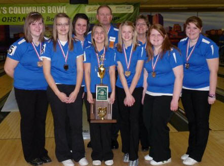 St. Marys Girls Bowling State Champions